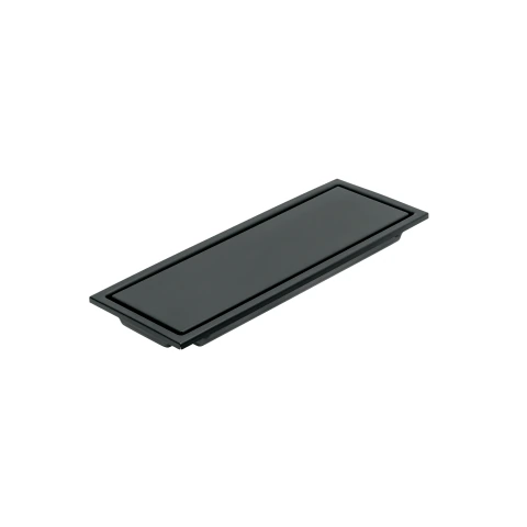 Resumidero rectangular 30x11cm reversible, negro, FOSET AQUA