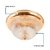 Luminario decorativo latonado, 2X, E26 - comprar en línea