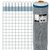 Malla mosquitera plástica, 1.70 x 30 m, gris