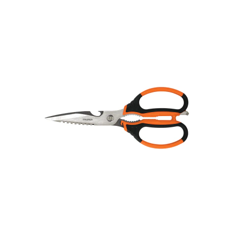 Tijera 8' multiusos, para cocina, acero inoxidable, TRUPER