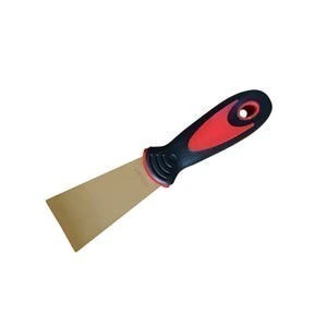 Espátula de bronce-aluminio antichispa con mango bimaterial 2" x 4"