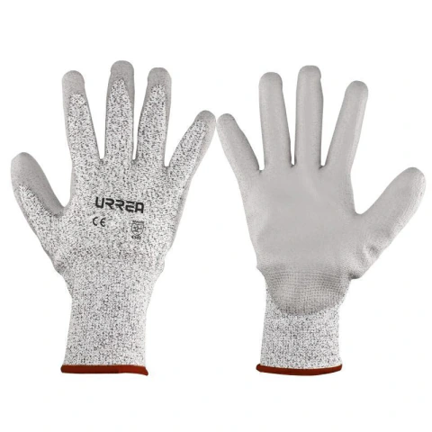 Guantes anti-corte con recubrimiento de poliuretano M