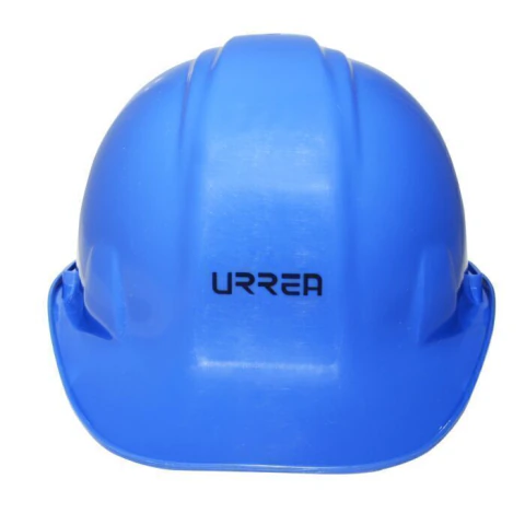 Casco de seguridad con ajuste de intervalos de 4 puntos, color azul