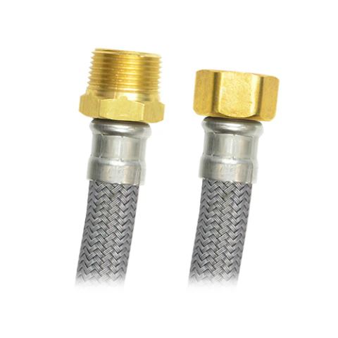 CONECTOR FLEXIBLE COFLEX VB-B40 3/4 MNPT X 3/4 FIP 40 CM VINILO REFORZADO GRIS PARA BOILER