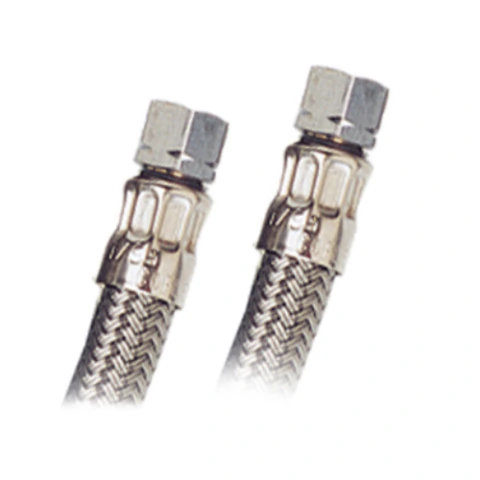 CONECTOR FLEXIBLE COFLEX VR-E70 1/4COMP. X 1/4 COMP. 70 CM VINILO REFORZADO GRIS PARA REFRIGERADOR