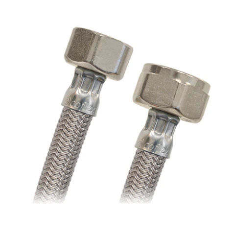 CONECTOR FLEXIBLE COFLEX VS-A50 1/2 FIP X 7/8 FIP 50 CM VINILO PREMIUM PARA SANITARIO