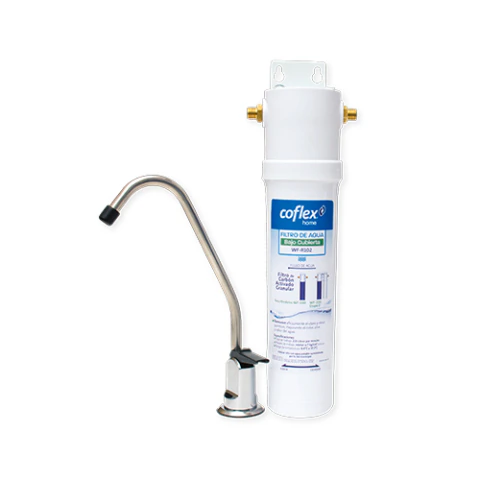 FILTRO BAJO CUBIERTA COFLEX HOME WF-100 UNA ETAPA CON CARBON ACTIVADO