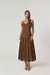 Vestido Midi cintura alongada - comprar online