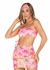 Vestido Cut Out com roletê estampa butterfly - Refresh