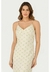 Vestido Midi com pregas natural na internet