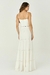 Vestido longo com detalhe aviamento - comprar online