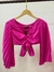 Blusa Cropped plissado - comprar online