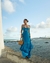 Vestido longo detalhe aviamento - comprar online