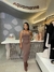Vestido super midi liso poliamida - comprar online