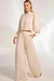Calça pantalona viscose jacquard - comprar online