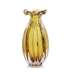 Vaso Murano Trouxinha Âmbar 24cm- Thoulouse Home Décor 