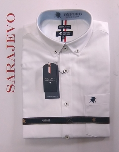 Camisa lisa Oxford Polo Club Art. New- Cod. Int. Varese/ C: White