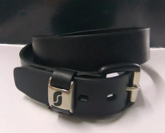 Cinto liso Siringo Art. 2936-40-08 / C: Vaqueta negra (08)