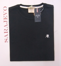 Remera lisa Oxford Polo Club Art. Sunset / C: Black 1