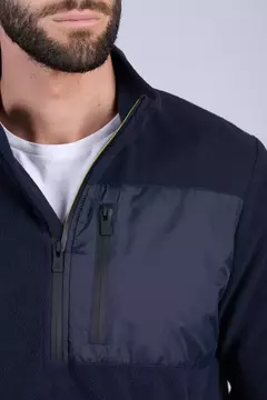 Buzo medio cierre micropolar Oxford Polo Club Art. Jace- C: Navy - comprar online
