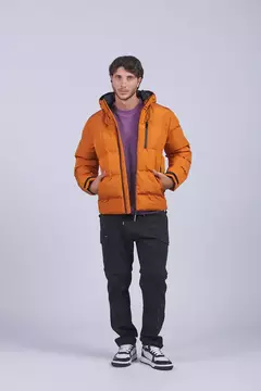 Campera Puffer corta Oxford Polo Club Art. Bass- C: Ocre