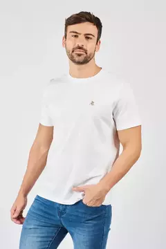 Remera lisa Oxford Polo Club Art. Sunset / C: White