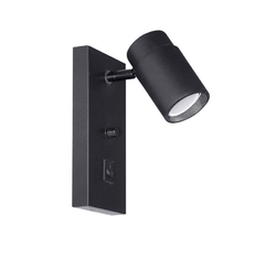 Aplique de pared madera cabezal movil con switch - comprar online