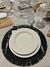 INDIVIDUAL CIRCULAR MALLORCA NEGRO X 6 - comprar online