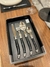 SET DE CUBIERTOS X 24 PIEZAS PRAGA NEGRO - comprar online