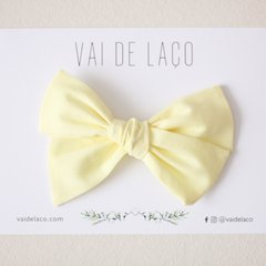 Laço Helena - Amarelo Bebê