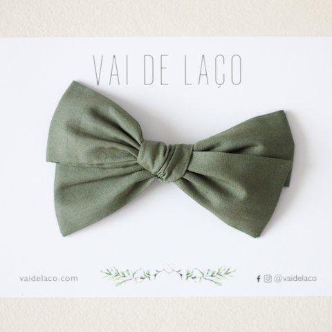 Laço Helena - verde oliva
