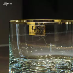 Vaso Eclipse Whisky Liso Filete Oro / 401-LFO en internet