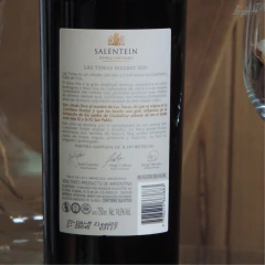SALENTEIN Single Vineyard Las Tunas Malbec 750cc - Vinoteca El Lagar .wineshop.