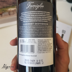 Bianchi Famiglia cabernet Sauvignon 750cc - comprar online