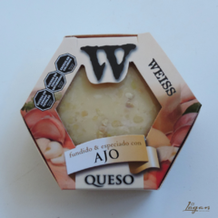 Queso fundido y especiado con ajo 100gr - Familia WEISS