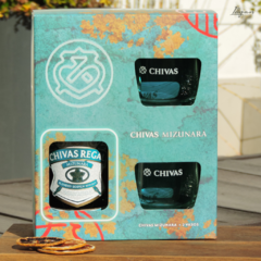 Estuche Chivas Regal Mizunara 700cc + 2 vasos