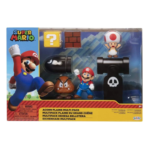 Mario Bros Playset 25cm Diorama Acorn Plains