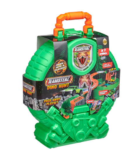 Teamsterz Playset Rueda 18Cm "Cacería De Dinos" + 1 Vehículo - Wabro - comprar online