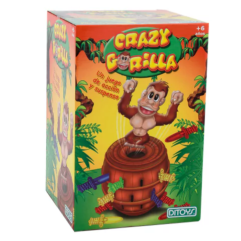 Crazy Gorilla Juego De Acción Y Suspenso - Ditoys