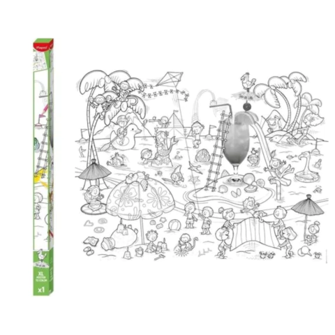 Poster Xl Para Colorear - Maped
