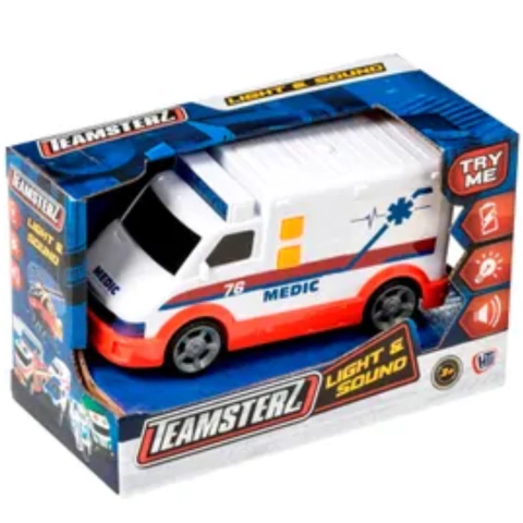 Ambulancia C/Luz Y Sonido - Teamsterz
