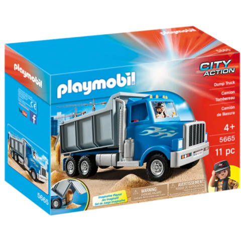 Vehículo Camión Volcador - Playmobil