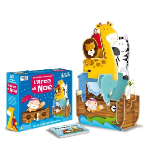 El Arca De Noé Libro + Rompecabezas 3D Sassi