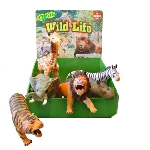 Animales De La Selva Soft Grande 38 Cm X Unidad - Tio Vivo