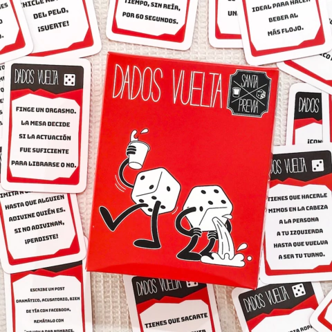 Juego De Mesa Dados Vuelta - Zona De Juegos