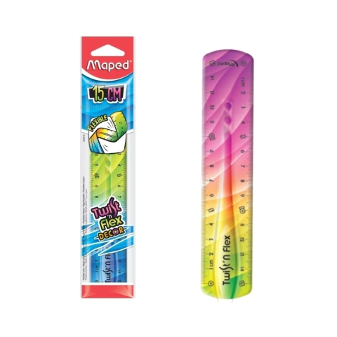 Regla Flexible "Twins'T Flex Decor" 15 Cm Maped Art. 279115