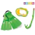 Set De Snorkel Con Patas De Rana +8 - Intex