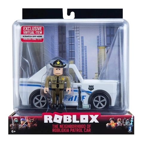 Roblox Vehiculo Policía Con Figura Y Accesorios