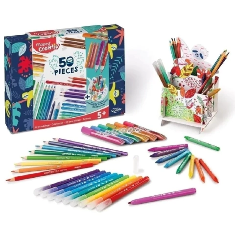 Kit Para Colorear Y Crear 50 Piezas - Maped