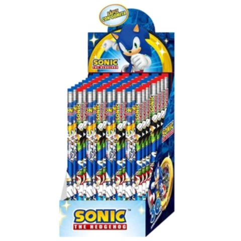 Lapiz Con Goma Simple Sonic - Cresko